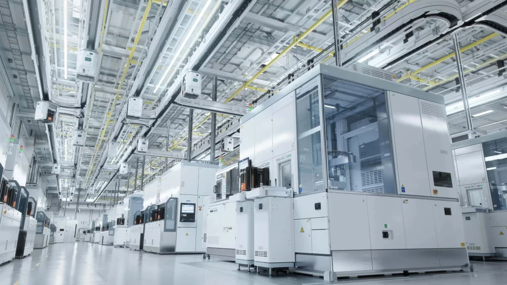 industrial space with central vacuum system.